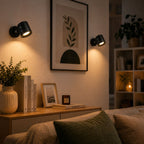 Dobbeltlys | Roterbar LED-vegglampe (2-pakning)