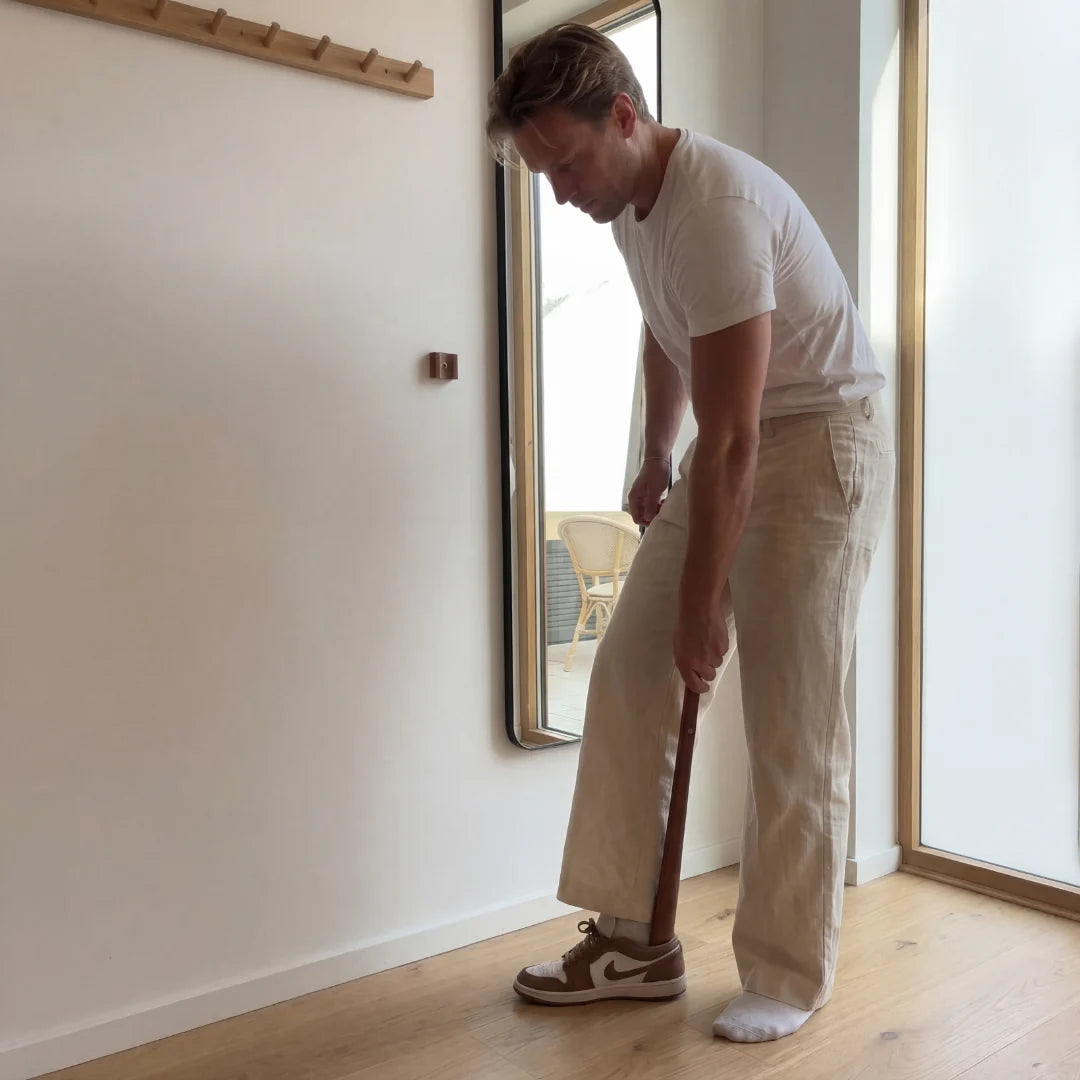 Magnetisk skohorn i premiumtre fra Vindahls