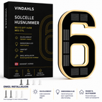 Vindahls Husnummer | Opplyste & Solcelledrevne