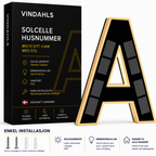 Vindahls Husnummer | Opplyste & Solcelledrevne