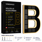 Vindahls Husnummer | Opplyste & Solcelledrevne