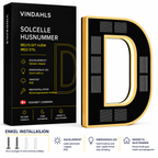 Vindahls Husnummer | Opplyste & Solcelledrevne